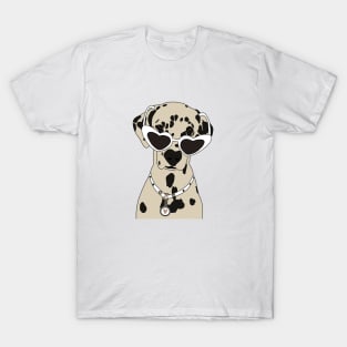 Heart eyes Dalmatian T-Shirt